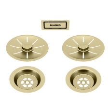 Набір декоративних елементів C-overflow та InFino у кольорі satin gold (дві чаші) Blanco