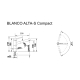 Змішувач Blanco ALTA-S Compact хром