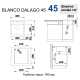 Blanco DALAGO 45 SILGRANIT 