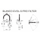 Змішувач Blanco EVOL-S PRO FILTER чорний матовий