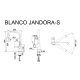Змішувач Blanco JANDORA-S нержавіюча сталь