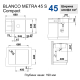Blanco METRA 45 S Compact SILGRANIT
