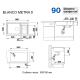 Blanco METRA 9 SILGRANIT 