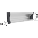 Поличка під мийку Orga Shelf H 600 мм BLANCO