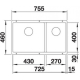 Blanco SUBLINE 430/270-U SILGRANIT 