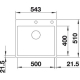 Blanco SUBLINE 500-IF/A SteelFrame SILGRANIT