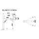 Змішувач Blanco VONDA хром