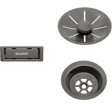 Набір декоративних елементів Blanco C-overflow та InFino® satin dark steel 206900