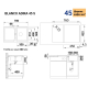 Blanco ADIRA 45 S SILGRANIT